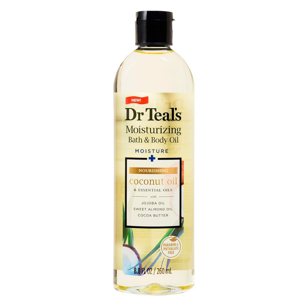 DR TEAL MOIST BATH N BODY OIL W COCO OIL 260ML